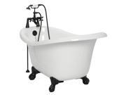 American Bath Factory T020B OB Marilyn Bathtub Faucet White