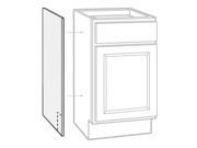 RSI Home Products Sales CBKAS2435 SW 2 Pack White Finish Base Cabinet End Panel