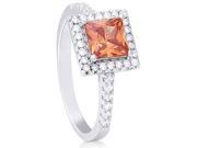 Doma Jewellery MAS09386 7 Sterling Silver Ring with Micro Set Cubic Zirconia Size 7
