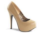 Bordello TEE06_TPU 10 1.75 in. Concealed Platform Pump Shoe Nude Size 10