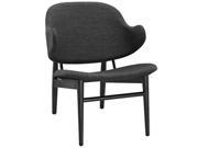 East End Imports EEI 1449 BLK GRY Suffuse Lounge Chair Black Gray