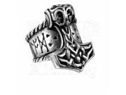 Alchemy Metal Wear R171Y Thor S Runehammer Ring Y 12