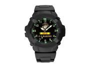 Frontier 24WA Aquaforce Combat Black Strap Analog Watch with Yellow Black Dial