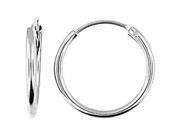 Doma Jewellery SSEKP011 Sterling Silver Hoop Earrings 0.7 g.