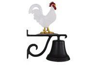 Montague Metal Products CB 1 76 NC Cast Bell With Natural Color Rooster Ornament