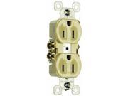 Pass Seymour 3232IU 15A 125V Standard Duplex Outlet Ivory Pack of 150