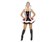 Roma Costume 14 4060 AS S M 3 Pieces Sexy Queen Of Hearts Small Medium