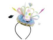 Amscan 393678 Pastel Dots Feathers Party Hat Headband Pack of 3