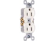 Pass Seymour 3232WTU 15A 125V Standard Duplex Outlet White Pack of 10