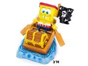 Penn Plax SBR50 2 in. Pirate Spongebob In Rowboat