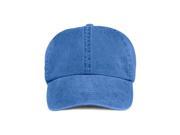 Anvil 146 Solid Low Profile Pigment Dyed Twill Cap Deck Blue One Size