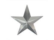 NorthLight 3 ft. Silver Steel Country Rustic Star Indoor Outdoor Wall Decoration