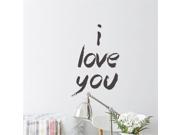 Adzif VAL002R73 I love You Wall Decal Color Print