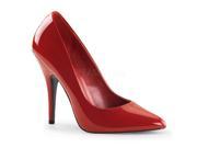 Pleaser SED420_R 7 Classic Pump Shoe Red Size 7