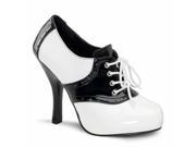 Fabulicious CTAIL508_C_SCH 12 1 in. Platform Ankle Strap Sandal White Clear Size 12