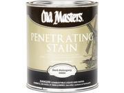 Old Masters 40804 Dark Mahogany Penetrating Stain 1 Quart