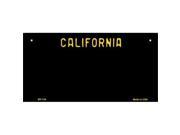 Smart Blonde BP 134 California Black State Background Novelty Bicycle License Plate