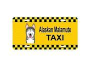 Carolines Treasures BB1342LP Alaskan Malamute Taxi License Plate