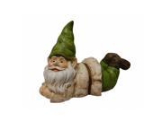 Alpine Corp. GXT496 Gnome Lying Down Statue