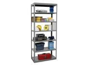 Hallowell DT5712 12HG Hallowell Hi Tech Metal Shelving 48 in. W x 12 in. D x 87 in. H