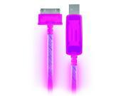 Pilot Automotive EL 1401P 30 Pin Power Series Charge Sync Cable for iPhone 4 Pink