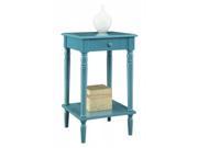 Convenience Concepts 6053185BE French Country End Table Blue