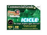 Holiday Bright Lights 105BX IC MU 105 Light Multi Icicle Light Set