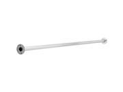 Franklin Brass 167CS 5 1.25 in. x 5 ft. Steel Shower Rod With Steel Flanges 1 Pack