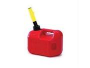 Midwest Can Company P Spill Proof Poly Gas Can Red 1 Gallon