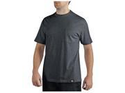 Dickies WS436CH XL Mens Big Tall Short Sleeve Pocket Charcoal Tee Shirt Extra Large