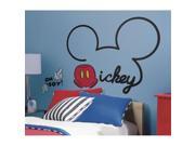 Room Mates RMK2560GM Mickey And Friends All About Mickey Peel And Stick Giant Wall Decals