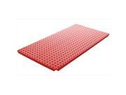 Alligator Board ALGBRD16x32PTD RED Red Powder Coated Metal Pegboard Panels with Flange Pack of 2