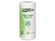 Marcal 06350 9 x 11 in. Perforated Kitchen Towels White 2 Ply