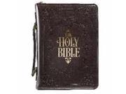 Christian Art Gifts 364202 Bible Cover Classic And Holy Bible Large Brown