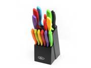 Oster 73636.14 Cutlery Set with Wood Storage Block 14 Piece