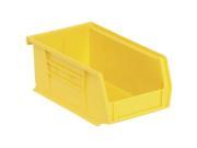Yellow Hang and Stack Bin 10 lb Capacity QUS220YL Quantum Storage Systems