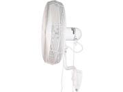 J and D POW24OSC 24 In. White Indoor Outdoor Oscillating Wall Fan
