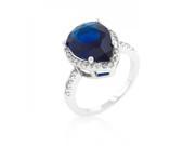 Icon Bijoux R08286R C30 09 Sapphire Cubic Zirconia Drop Ring Size 09