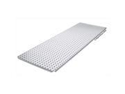Alligator Board ALGBRD16x48GALV 16 in. L x 48 in. W Metal Pegboard Panel with Flange Pack of 2