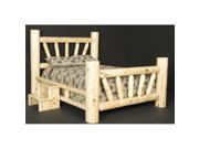Viking Log Furniture LBSH2 Big Starburst Bed Queen in Honey Pine
