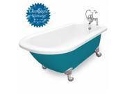 American Bath Factory T060F SN R P Champagne Maverick 67 in. Splash Of Color Acrastone Air Bath Tub Small