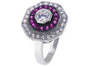 Doma Jewellery SSRZ5316 Sterling Silver Ring With Cubic Zirconia Size 6