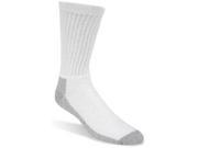 Wigwam Mills S1221 44H XL 3 Pack Mens Sole Work Sock Extra Large White Grey