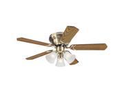 Westinghouse 78510 42 in. Contempra Trio Series 5 Blade Antique Brass Finish Ceiling Fan