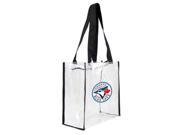 Little Earth Productions 601311 TBLU Toronto Blue Jays Clear Square Stadium Tote