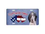 Carolines Treasures SC9897LP Woof If You Love America Bluetick Coonhound License Plate