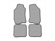 Averys Floor Mats 1066 701 Custom Fit Nylon Carpeted Floor Mats Black 4 Piece Set