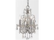 Imperial Collection 3224 CH CL SAQ Wrought Iron Crystal Wall Sconce Accented with Swarovski Spectra Crystal