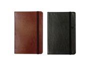 Cr Gibson MJ3A 52 Black And Brown Ruled Journal Pack Of 3