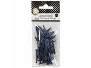 Canvas Corp MPINS 2599 Mini Clothespins 1 in. 25 Pkg Navy Blue